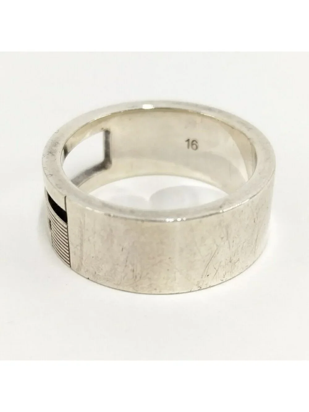 Gucci Ring Brandet Silver